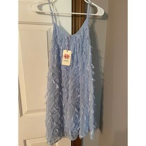 NWT Strappy fringe dress